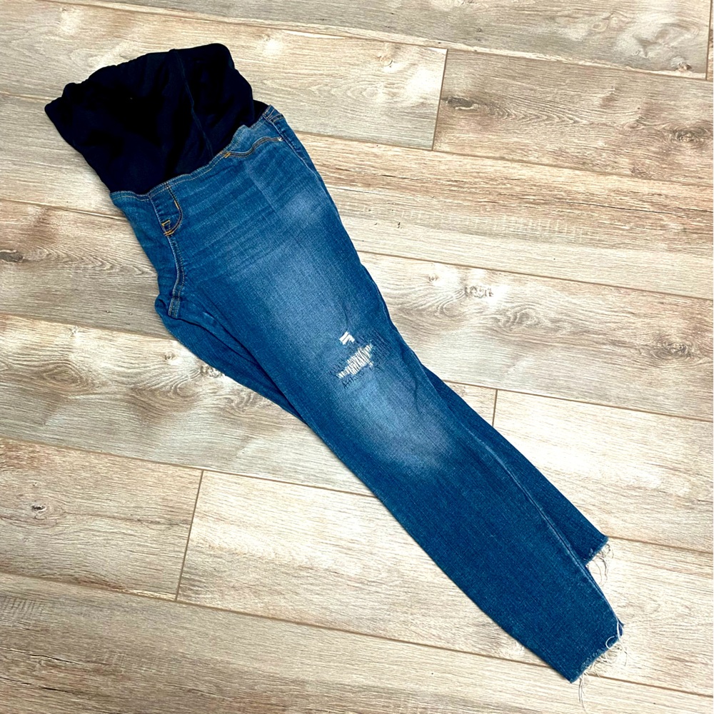 Isabel Maternity Distressed Jeans🤰🏻